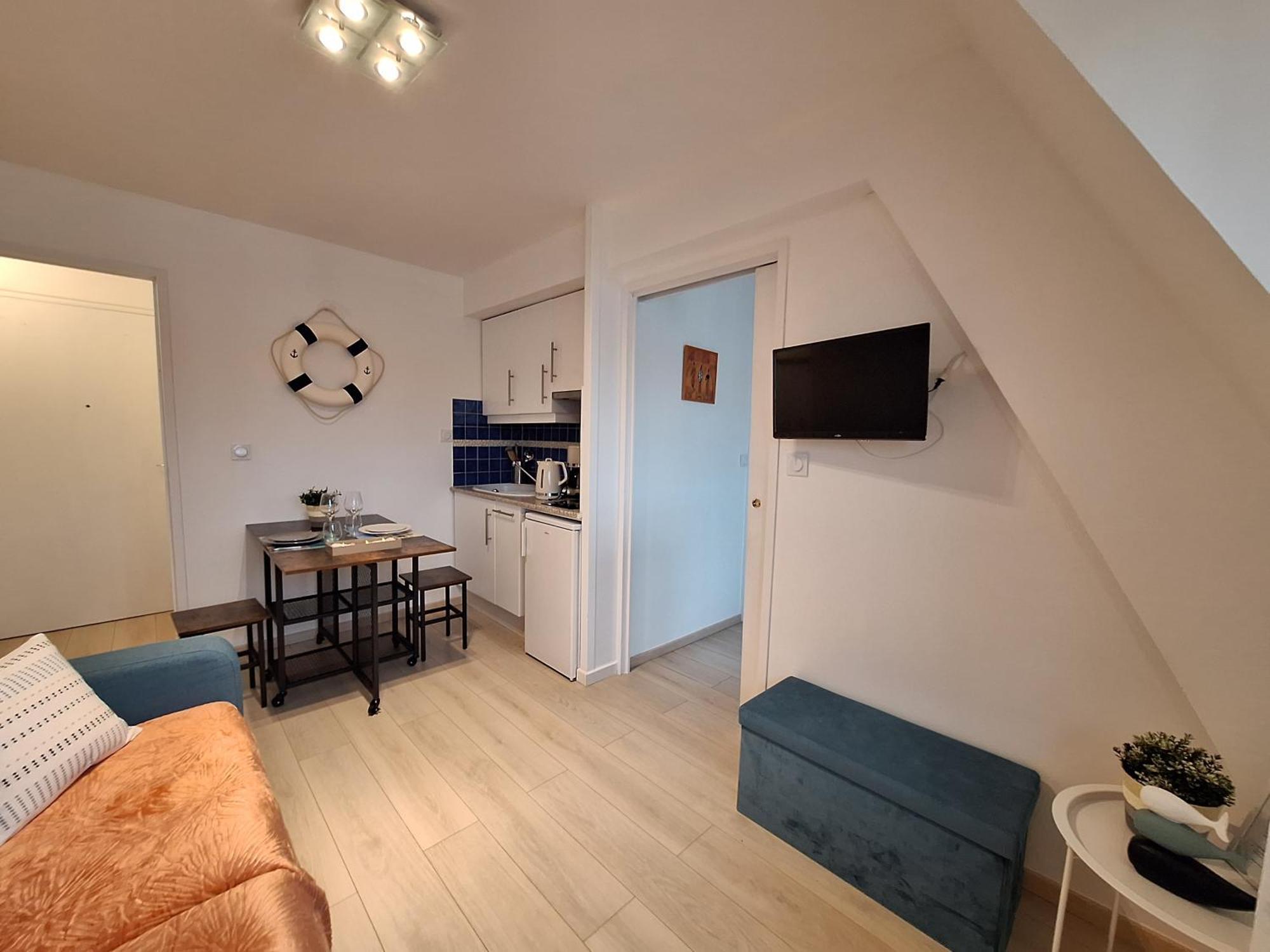 Super Deauville Appartement 2 Pieces Cosy Proche Plage Plein Sud Вилле-сюр-Мер Экстерьер фото